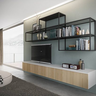 Aletta TV Sideboard and Frame Shelving