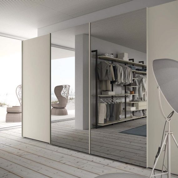 Aletta sliding door mirror wardrobe 5