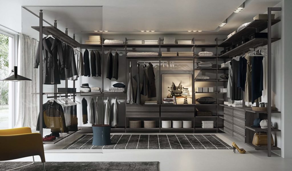 walk in wardrobe shelving