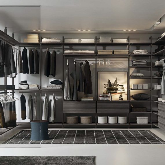 walk in wardrobe shelving